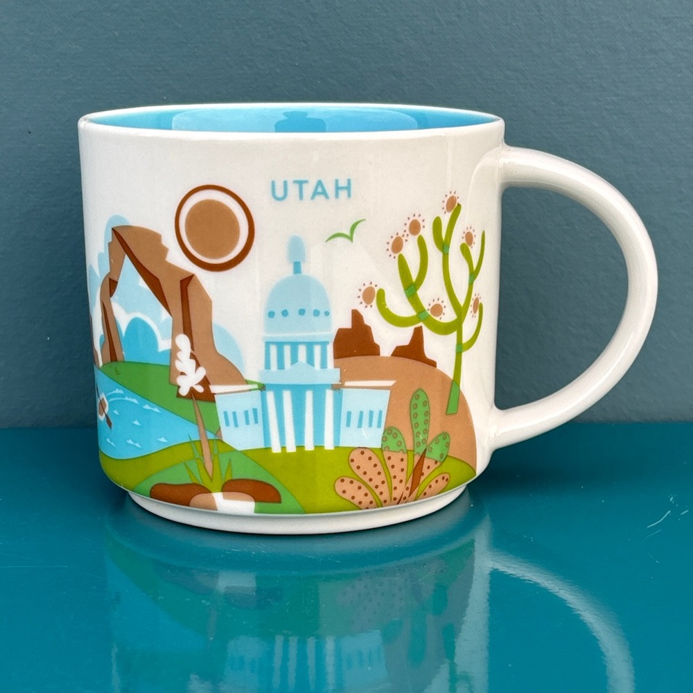 Starbucks 2015 Ceramic Utah “You Are Here” Mug